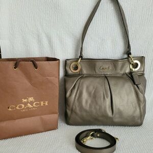 Coach Ashley Leather Hippie Crossbody Bag